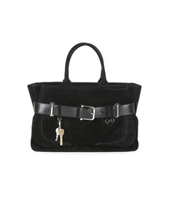 OSOI Tote Brocle - Suede Black Combi