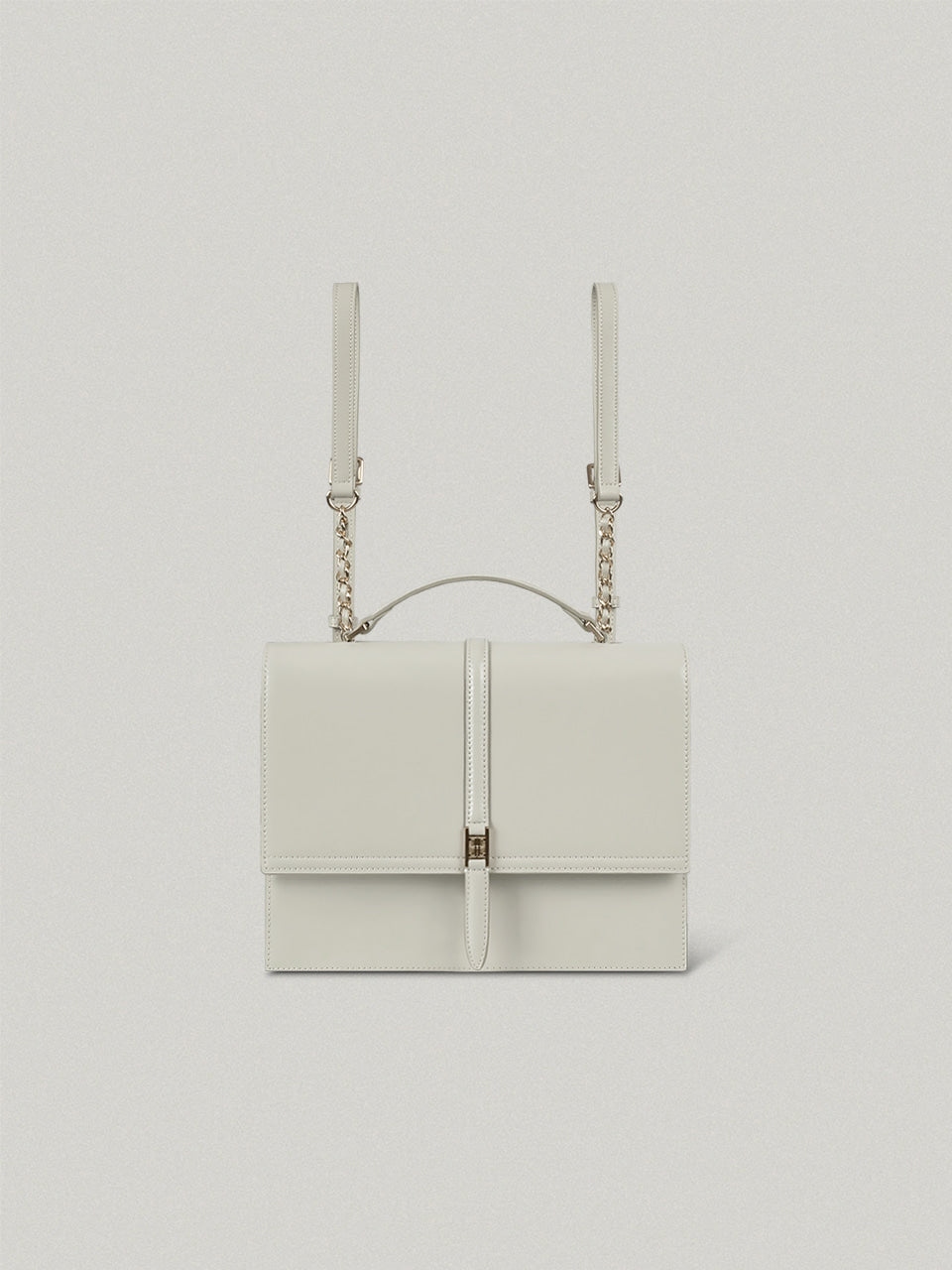 FOLNUA Classic Logo Hallie Backpack - Ecru