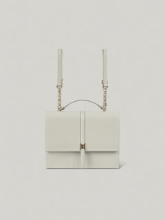 FOLNUA Classic Logo Hallie Backpack - Ecru