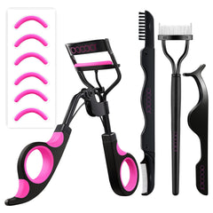 Daiso Korea Eyelash Curler + Eyebrow Razor Set — imej 5