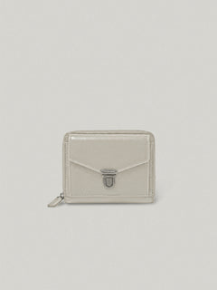 FOLNUA Porte Zipper Wallet - Ecru