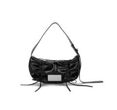 Matin Kim Half Shirring Ribbon Round Bag - product view 6