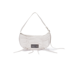 Matin Kim Half Shirring Ribbon Round Bag - product view 5