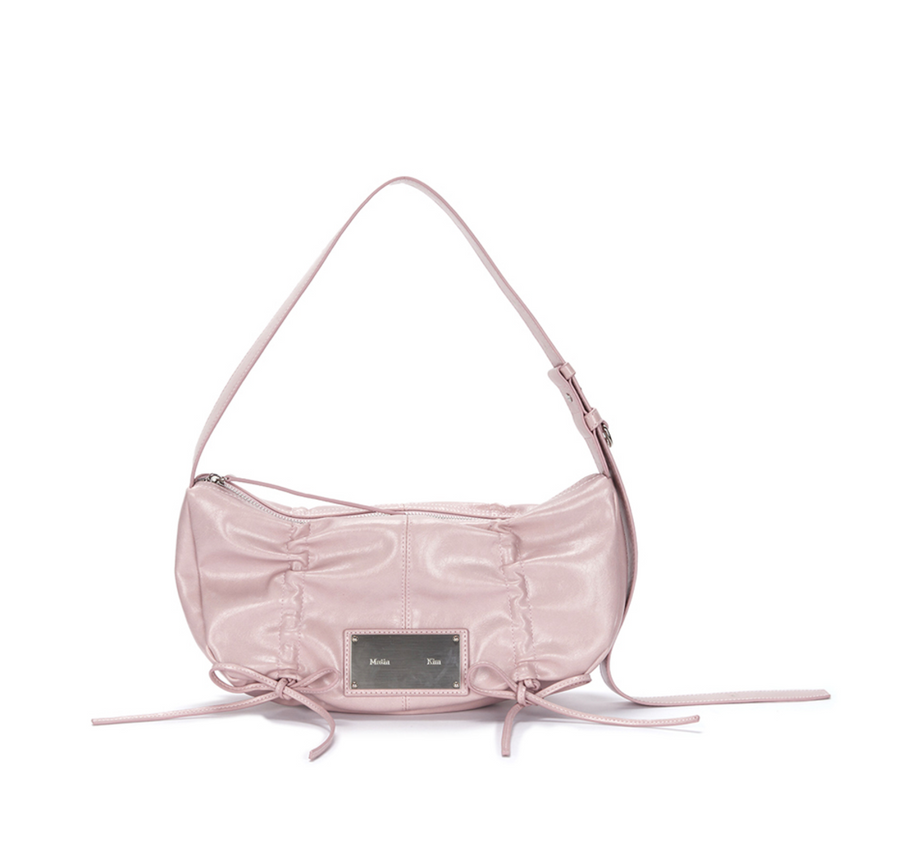 Matin Kim Half Shirring Ribbon Round Bag - product view 1
