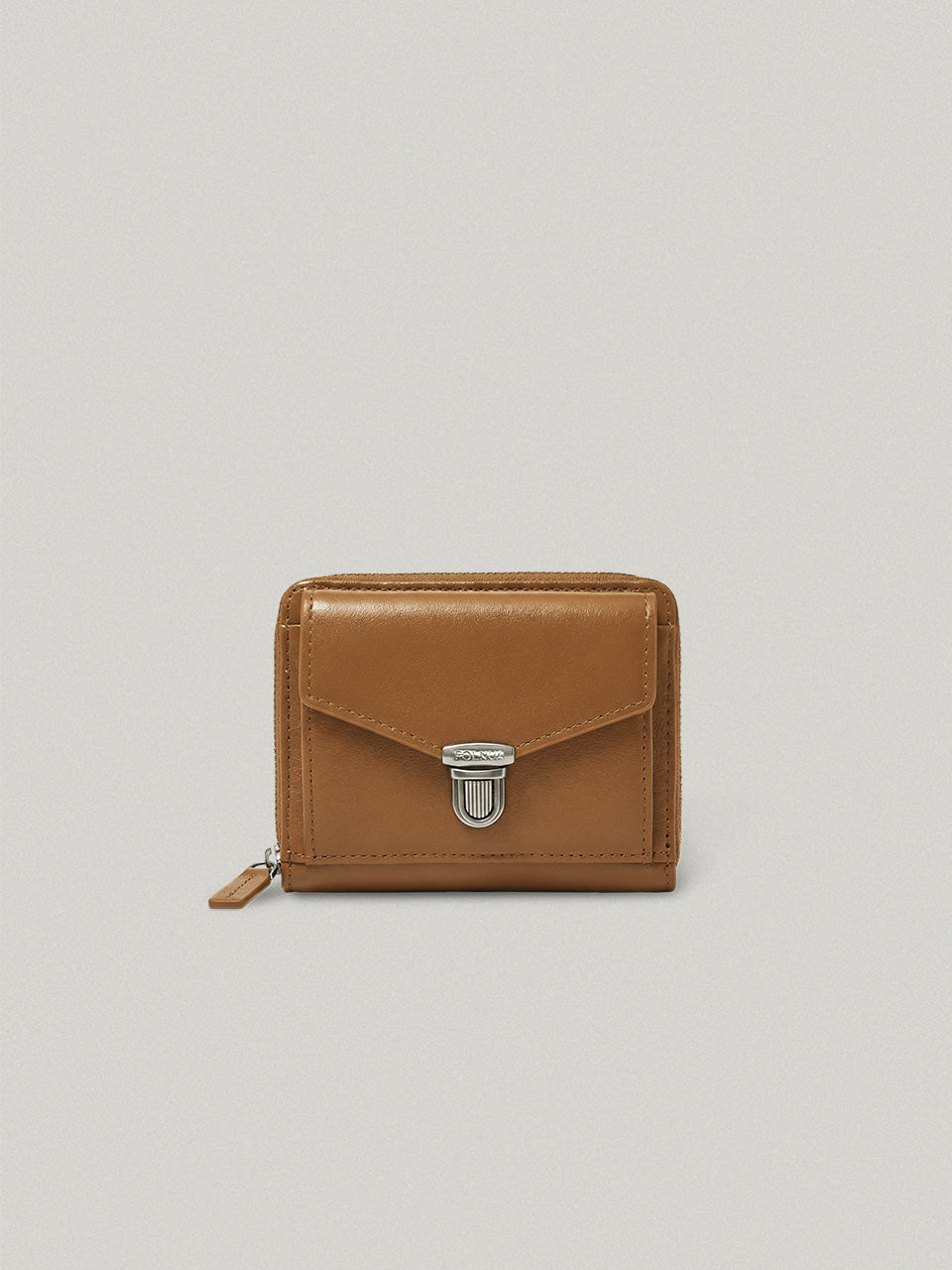 FOLNUA Porte Zipper Wallet - Almond