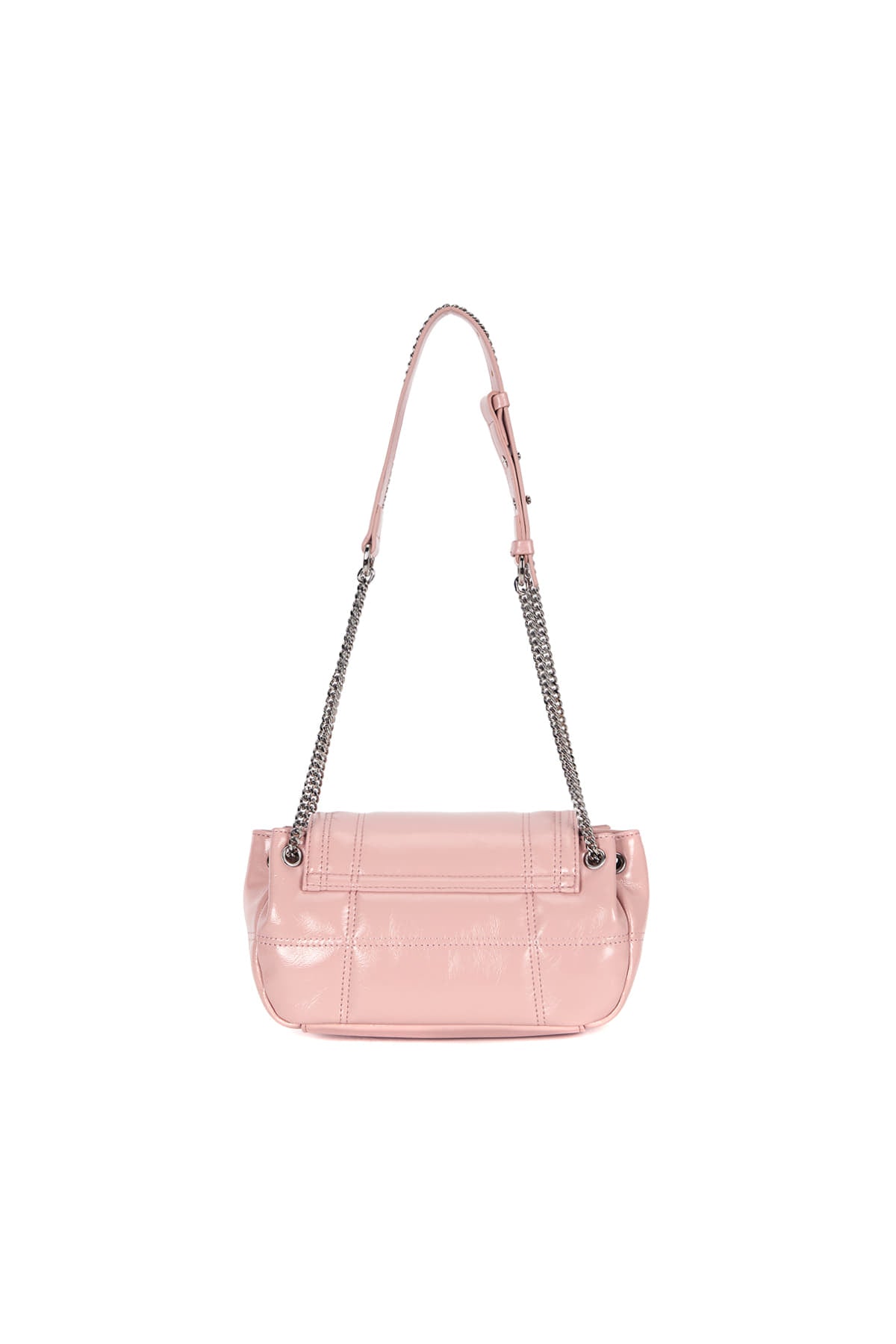 Matin Kim Glossy Quilting Small Chain Bag - Pink