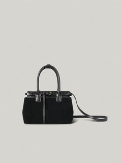 FOLNUA Mini Anneau Bag Black - Suede미니 아누백 - 스웨이드 - Default