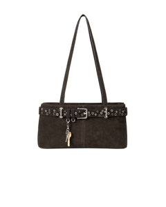 OSOI Shoulder Brocle - Suede Mocha Eyelets