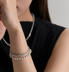 LLOYD 15375409 image 2: 【Ready Stock】Brass Lloyd 3mm Tennis Bracelet 镀银网球手链
