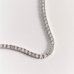 LLOYD 15400919 image 3: 【Pre-Order】Brass Lloyd 3mm Tennis Neckless (42cm) 镀银项链