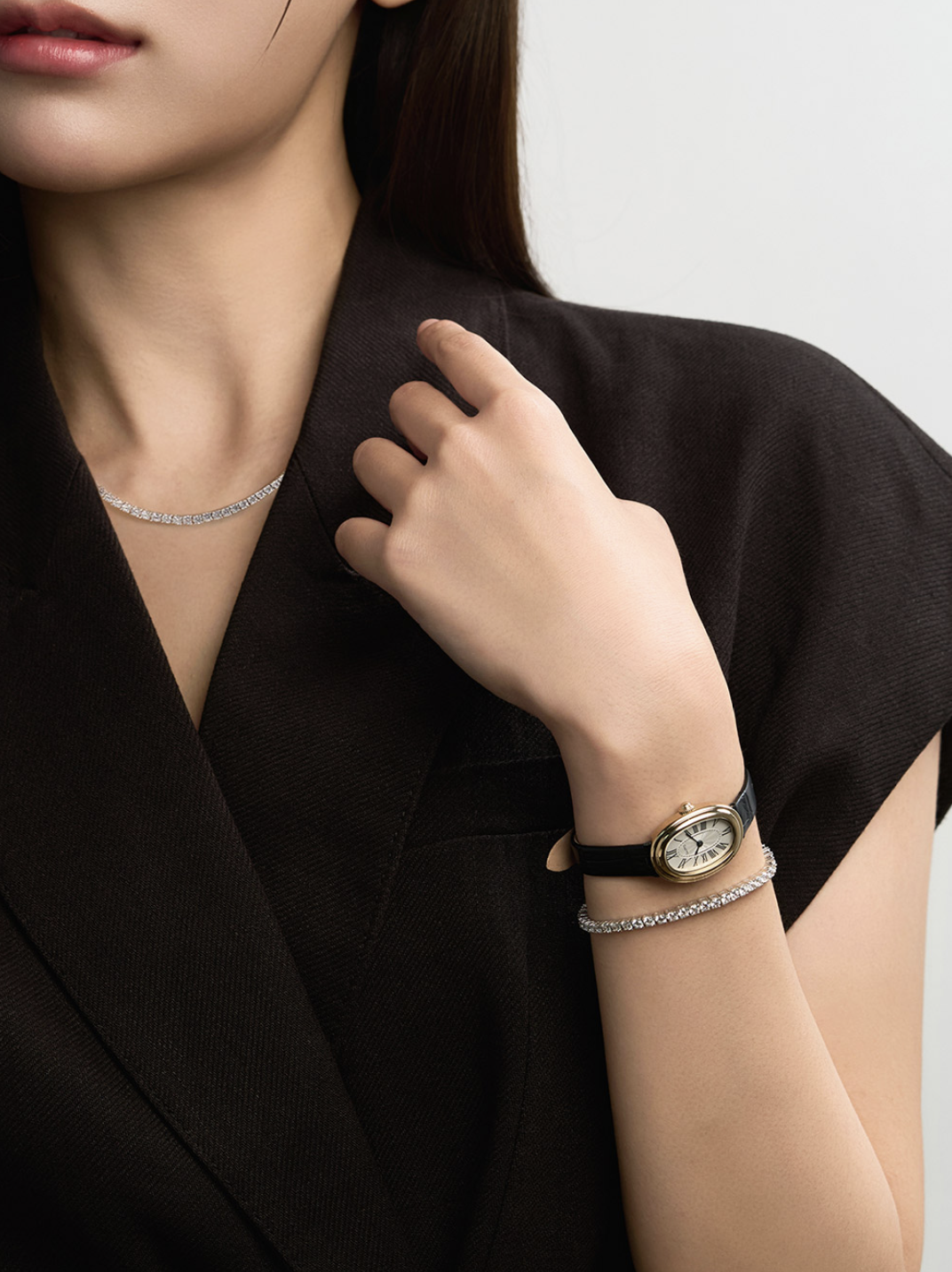 LLOYD 15375416 image 4: 【Pre-Order】Silver 925 Lloyd 3mm Tennis Bracelet 纯银网球手链