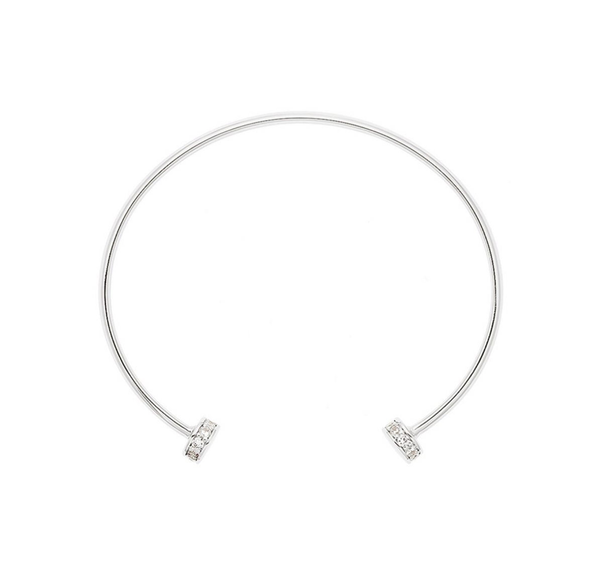 LLOYD 15588860 image 4: 【Pre-Order】LLOYD Silver 925 White Timeless Bangle Bracelet 纯银手镯