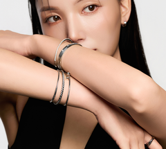 LLOYD 15702919 image 4: 【Pre-Order】Silver 925 Lloyd Essential Peggi Cross Bangle