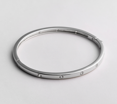 LLOYD 15703008 image 7: 【Pre-Order】Brass Lloyd Essential Dot Light Bangle