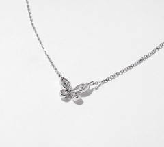LLOYD 15703025 image 4: 【Pre-Order】Silver 925 Lloyd Lucky Buttery Pave Setting Necklace
