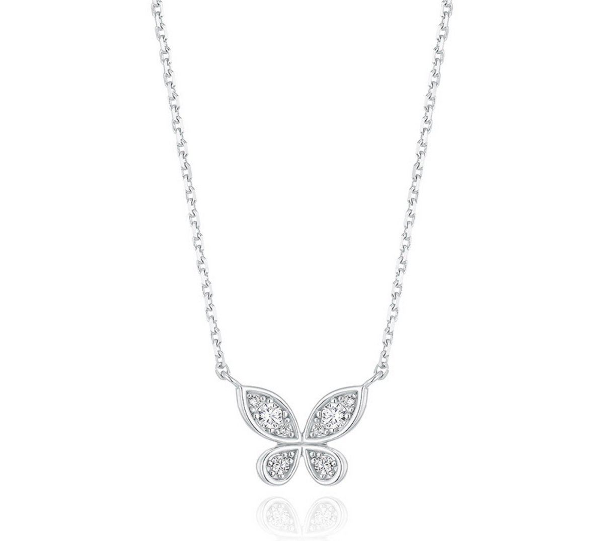 LLOYD 15703025 image 3: 【Pre-Order】Silver 925 Lloyd Lucky Buttery Pave Setting Necklace