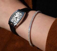 LLOYD 15703033 image 8: 【Pre-Order】Brass Lloyd White Timeless 2MM Basic Tennis Bracelet (S) 镀银网球手链
