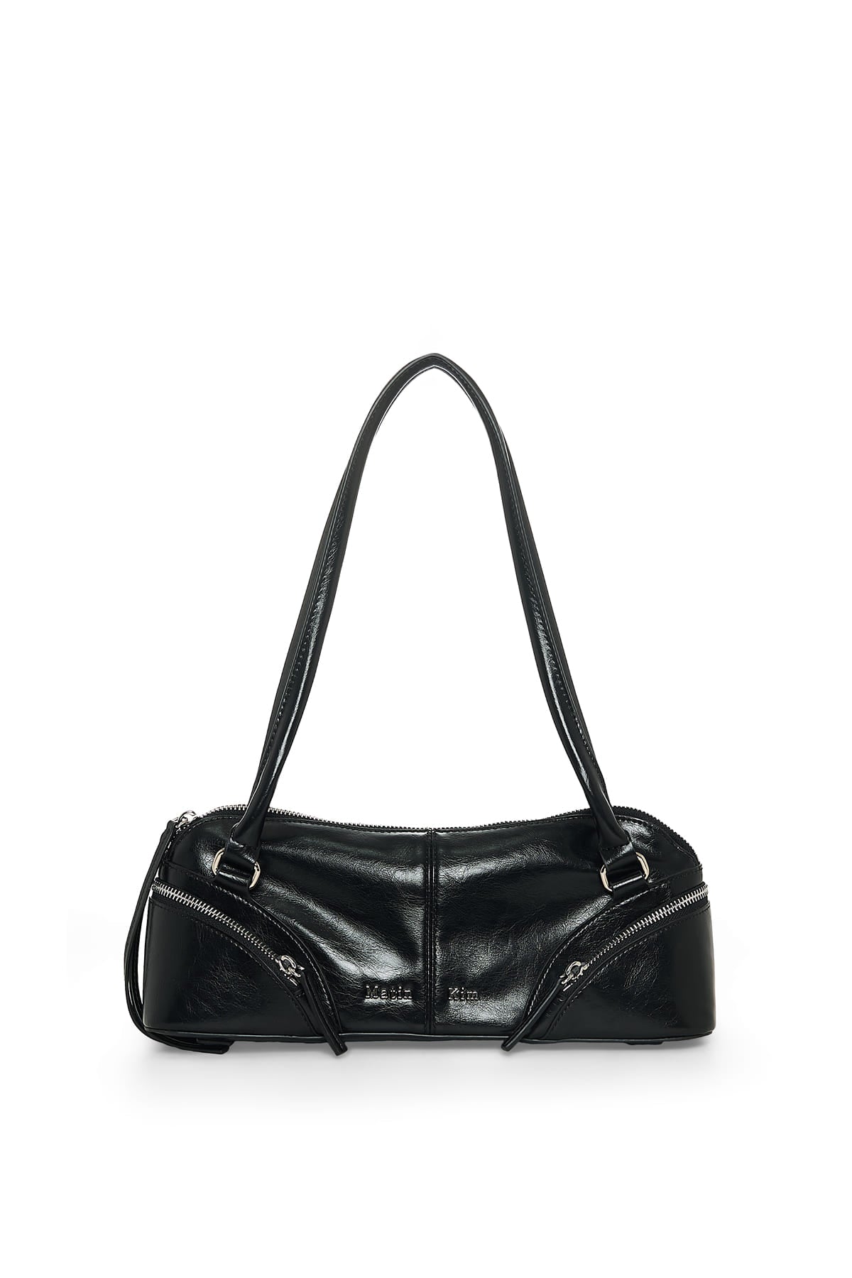 Matin Kim Curve Zip Baguette Bag - Black