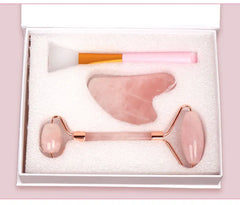 Daiso Korea Jade Roller + Gua Sha Set — imej 2