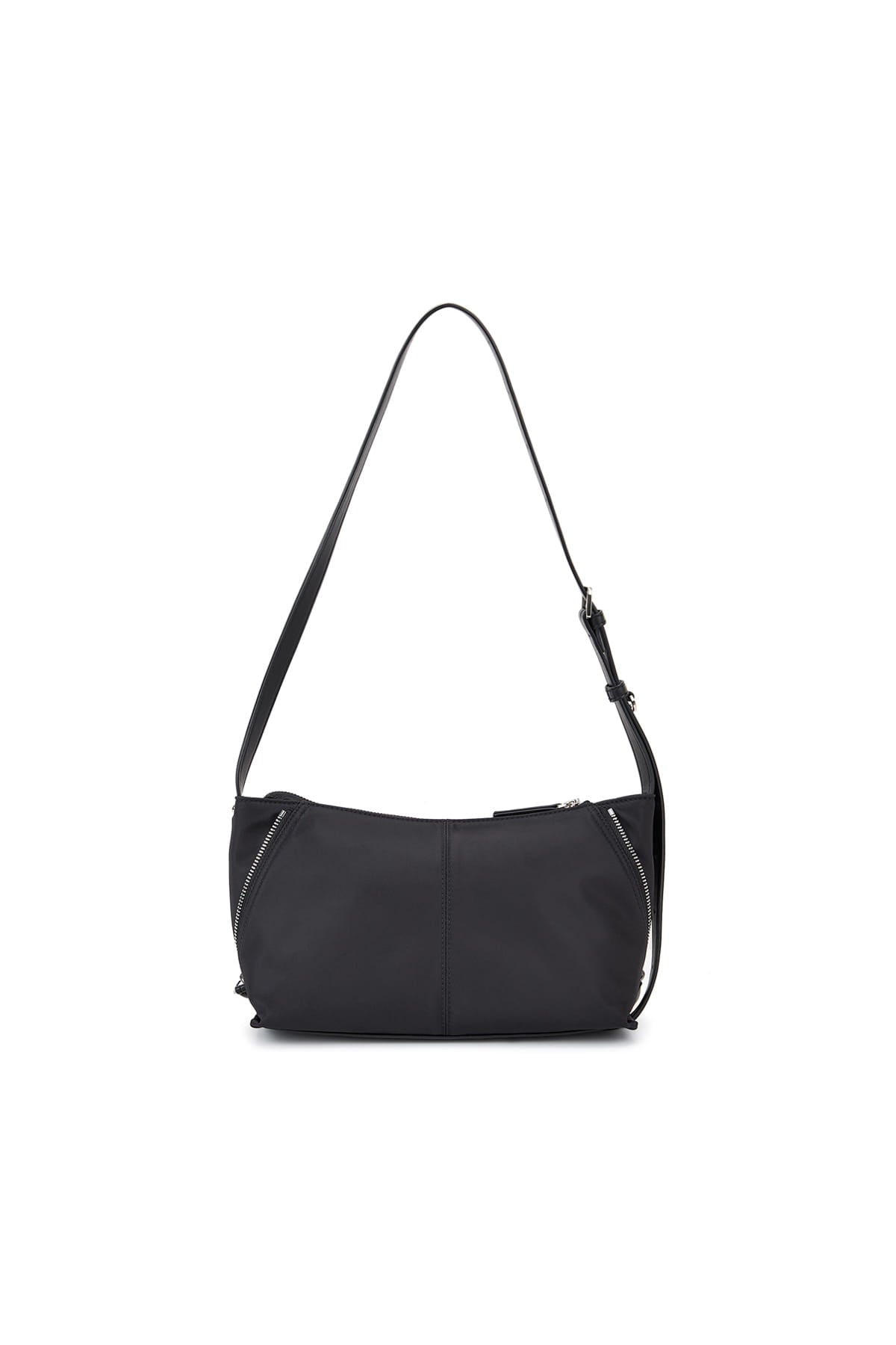 Matin Kim Side Zipper Fabric Two Way Bag - Black