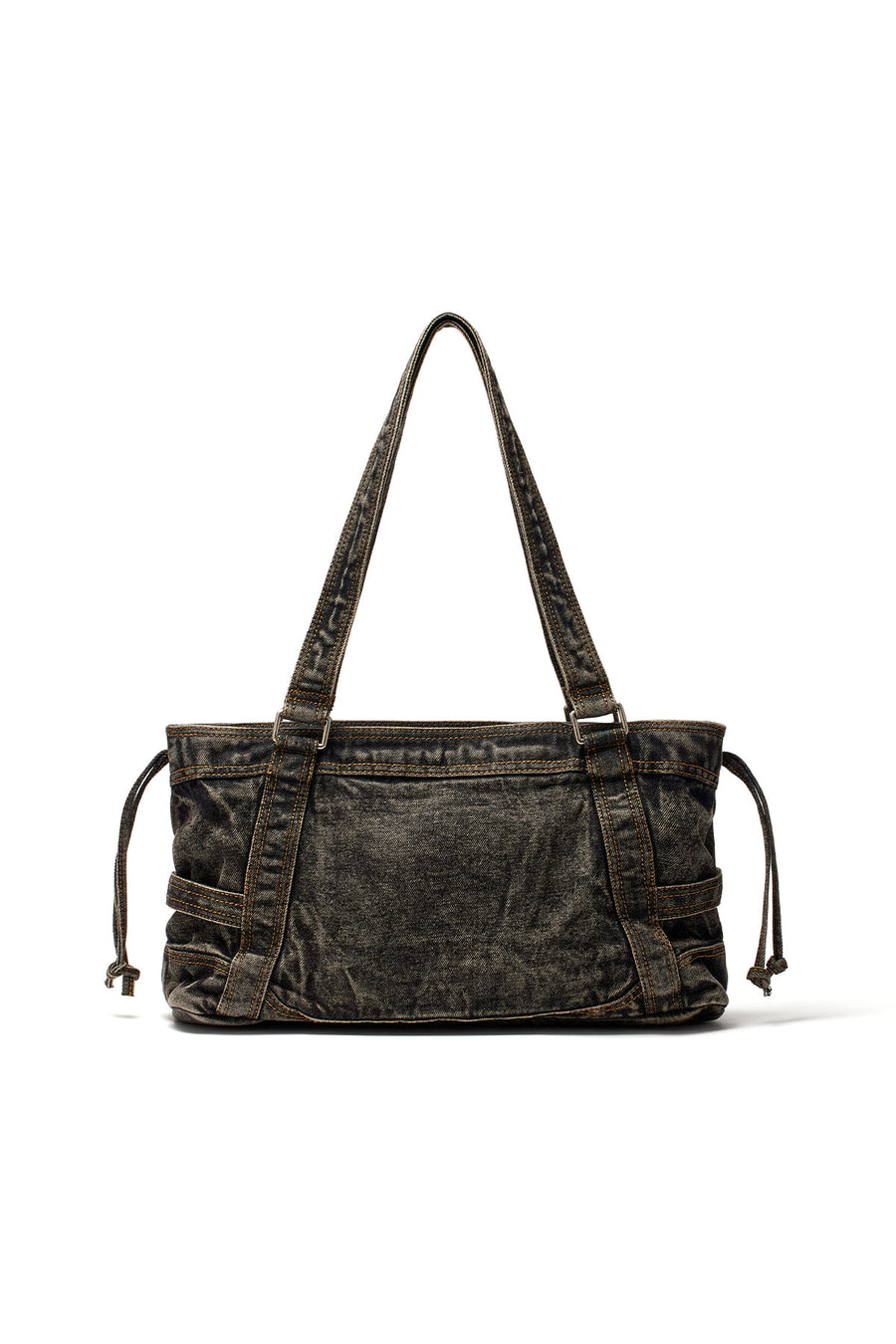 Matin Kim Matin Washed Denim Square Bag - Black