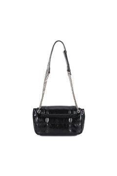 Matin Kim Glossy Quilting Small Chain Bag - Black
