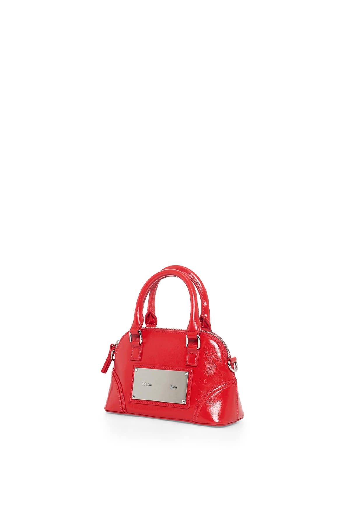 Matin Kim Curve Zip Mini Bag - Red