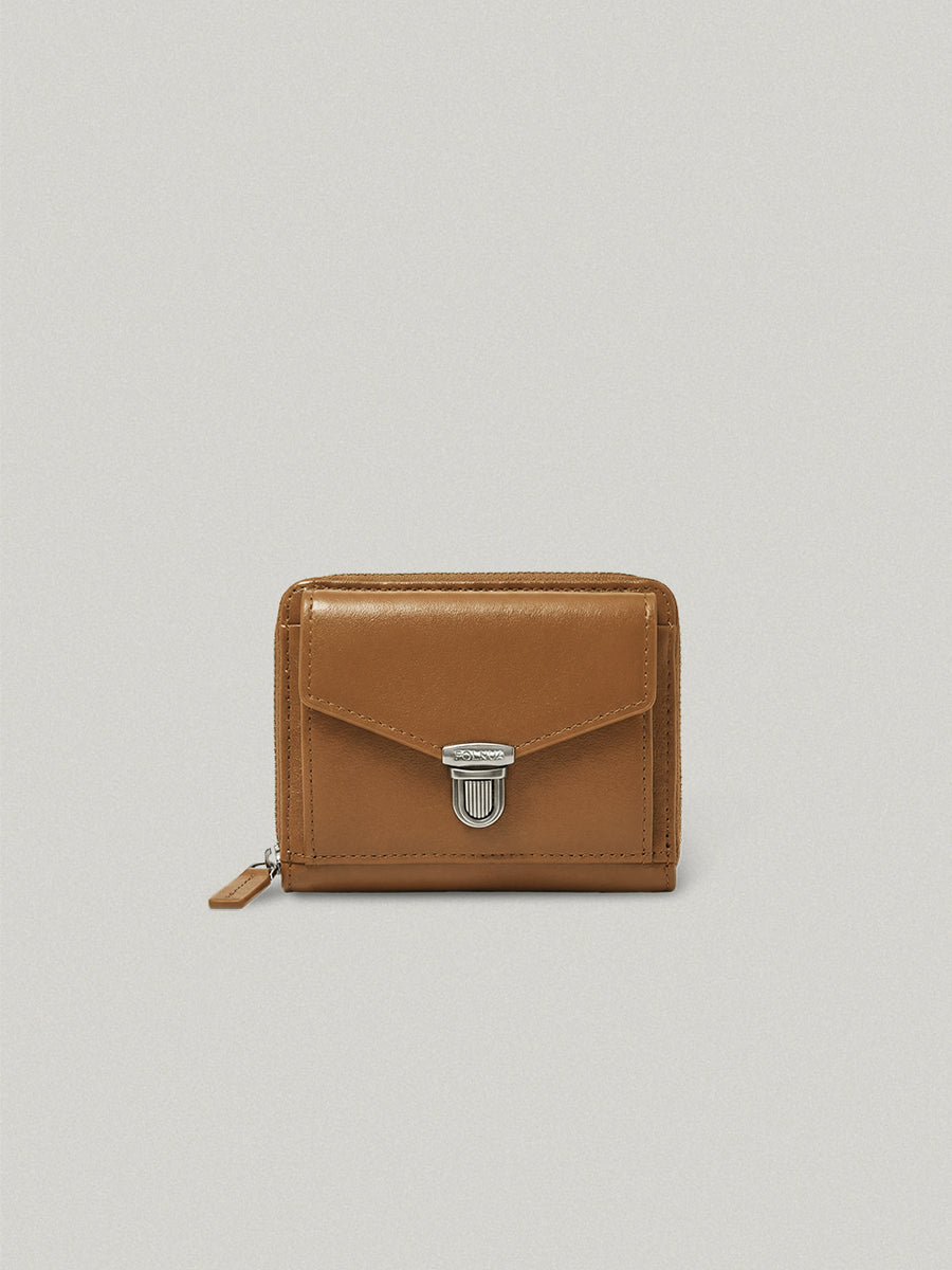FOLNUA Porte Zipper Wallet - Almond