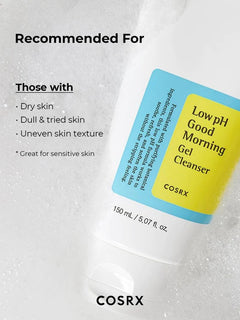 COSRX Low pH Good Morning Gel Cleanser — imej 6