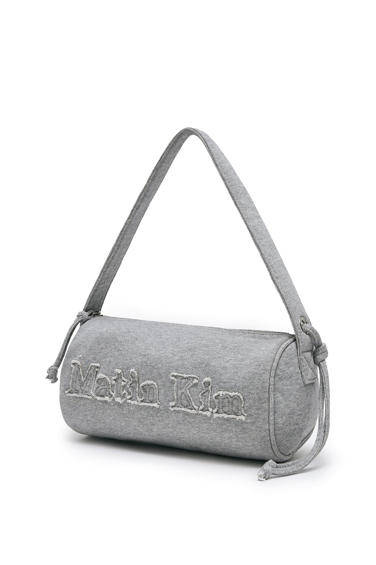 Matin Kim Applique Logo Jersey Duffle Bag - Grey