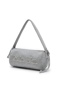 Matin Kim Applique Logo Jersey Duffle Bag - Grey