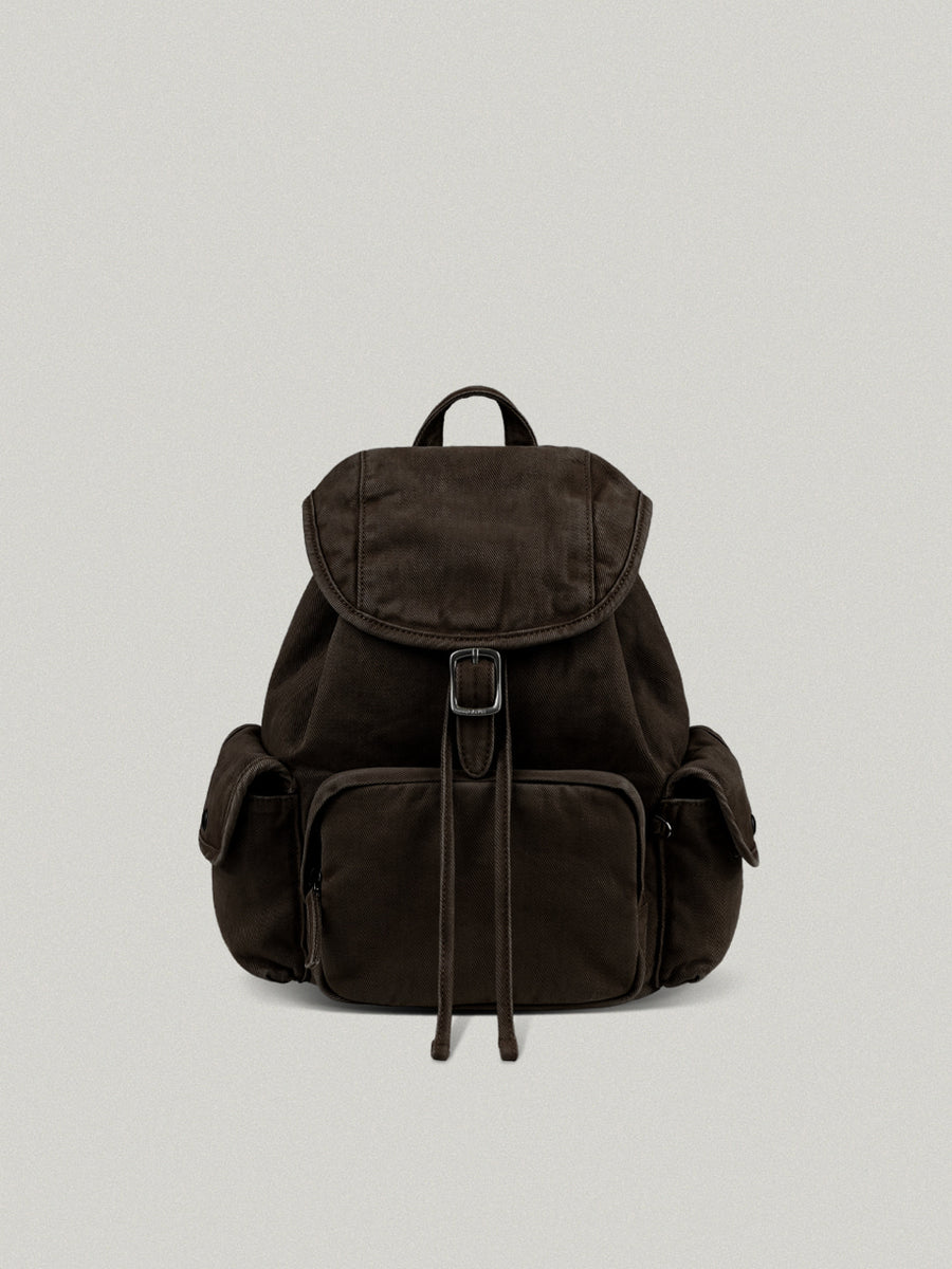 FOLNUA Fader Backpack-Canvas - Brown