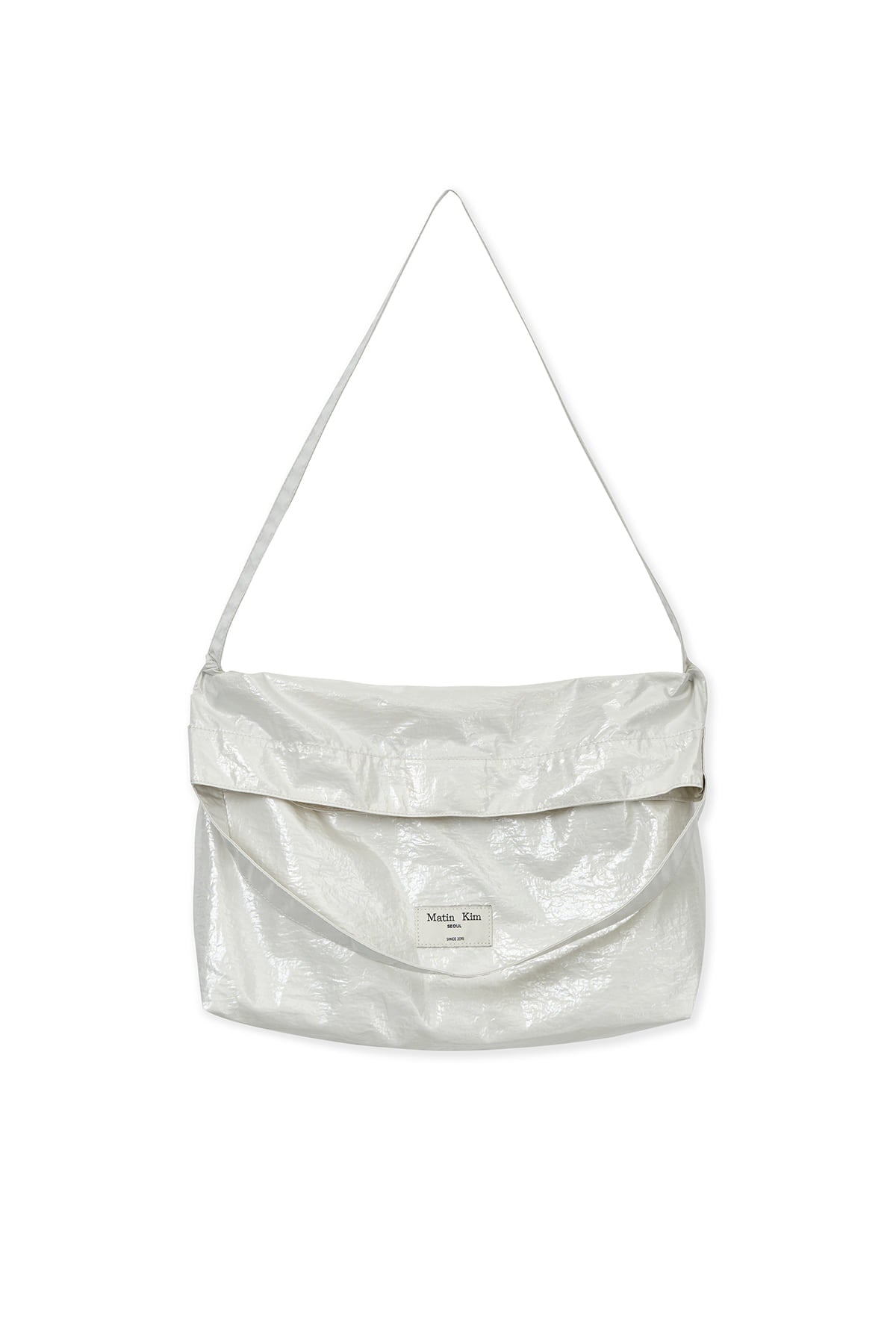 Matin Kim Glossy Light Two Way Bag - Ivory