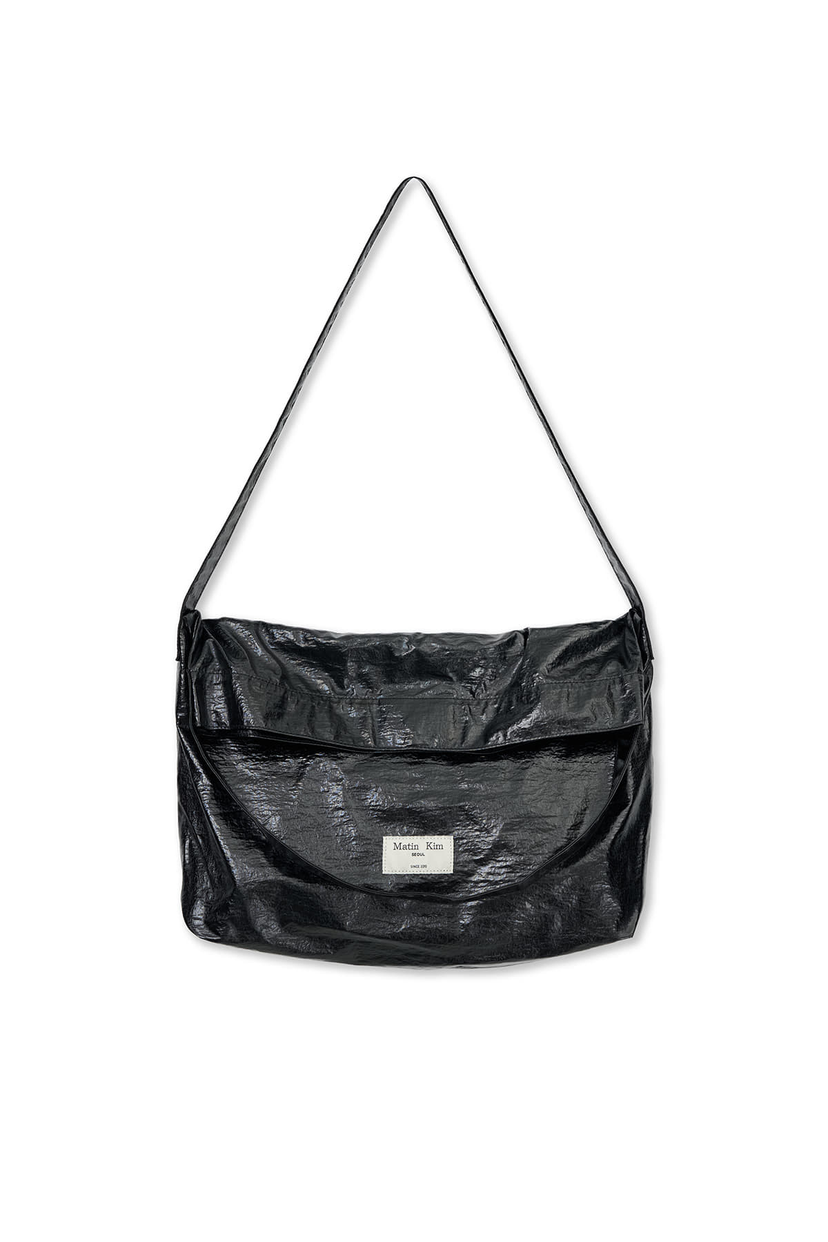 Matin Kim Glossy Light Two Way Bag - Black