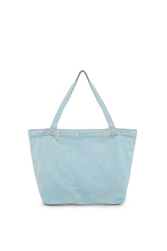 Matin Kim Matin Stitch Denim Shoulder Bag - Sky