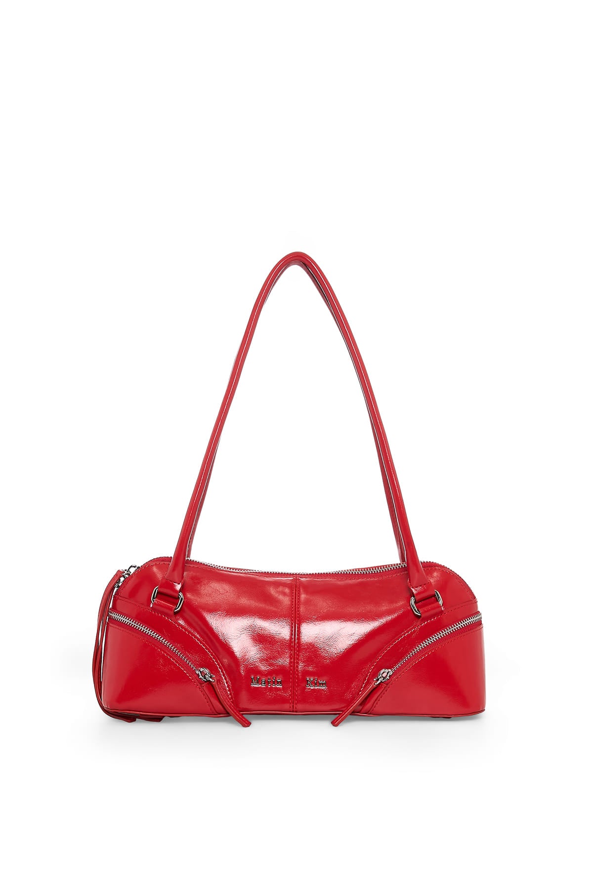 Matin Kim Curve Zip Baguette Bag - Red