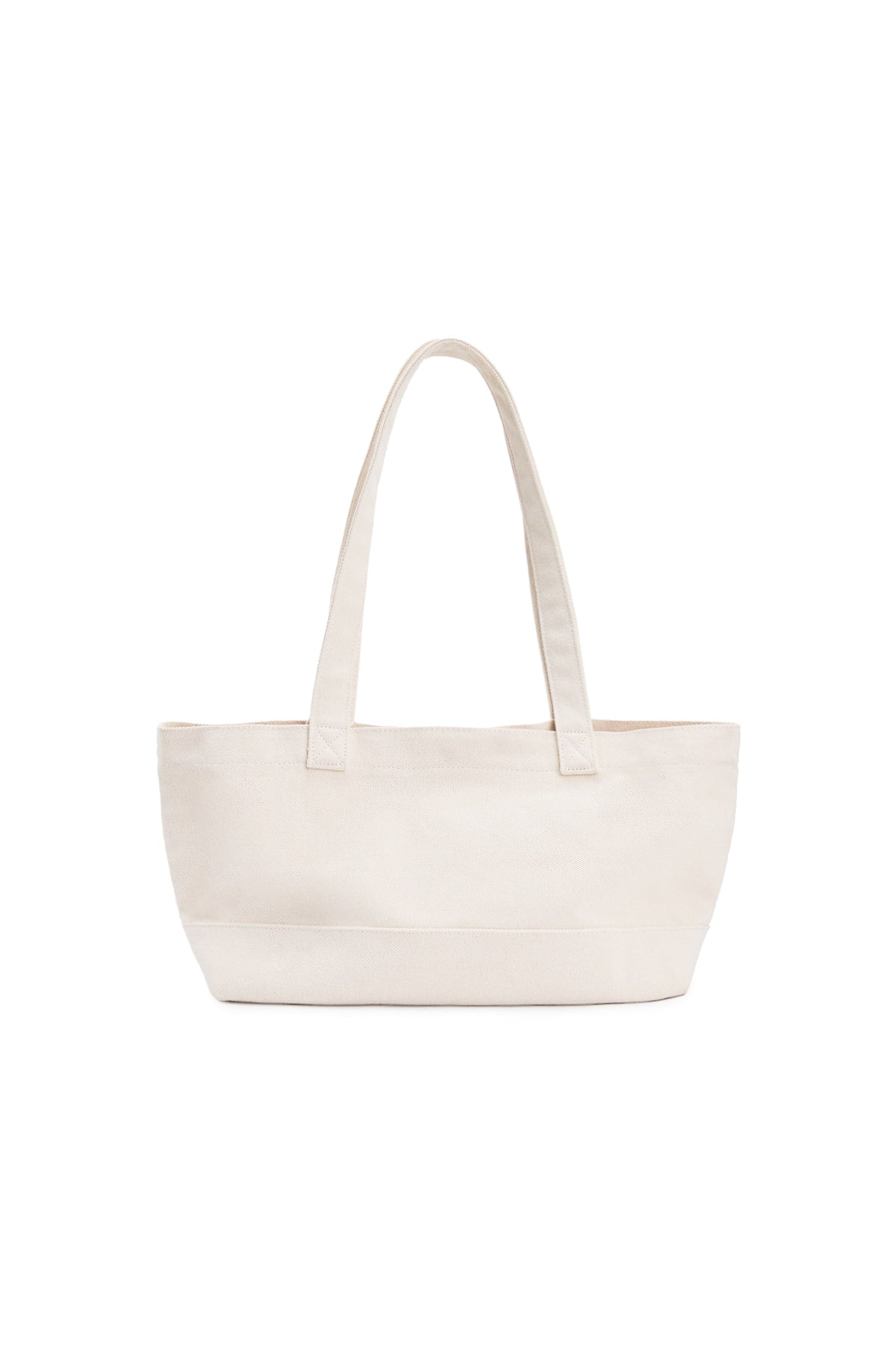 Matin Kim Matin Logo Canvas Wide Shoulder Bag - Ivory