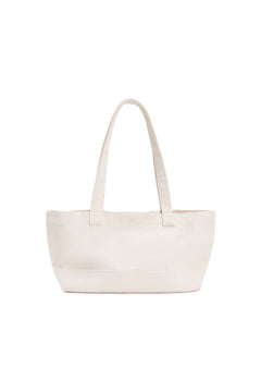 Matin Kim Matin Logo Canvas Wide Shoulder Bag - Ivory
