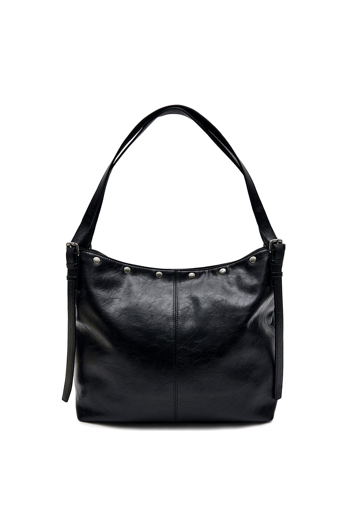 Matin Kim Matin Stud Point Large Shoulder Bag - Black