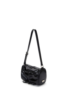 Matin Kim Front Shirring Ribbon Mini Bag - Black