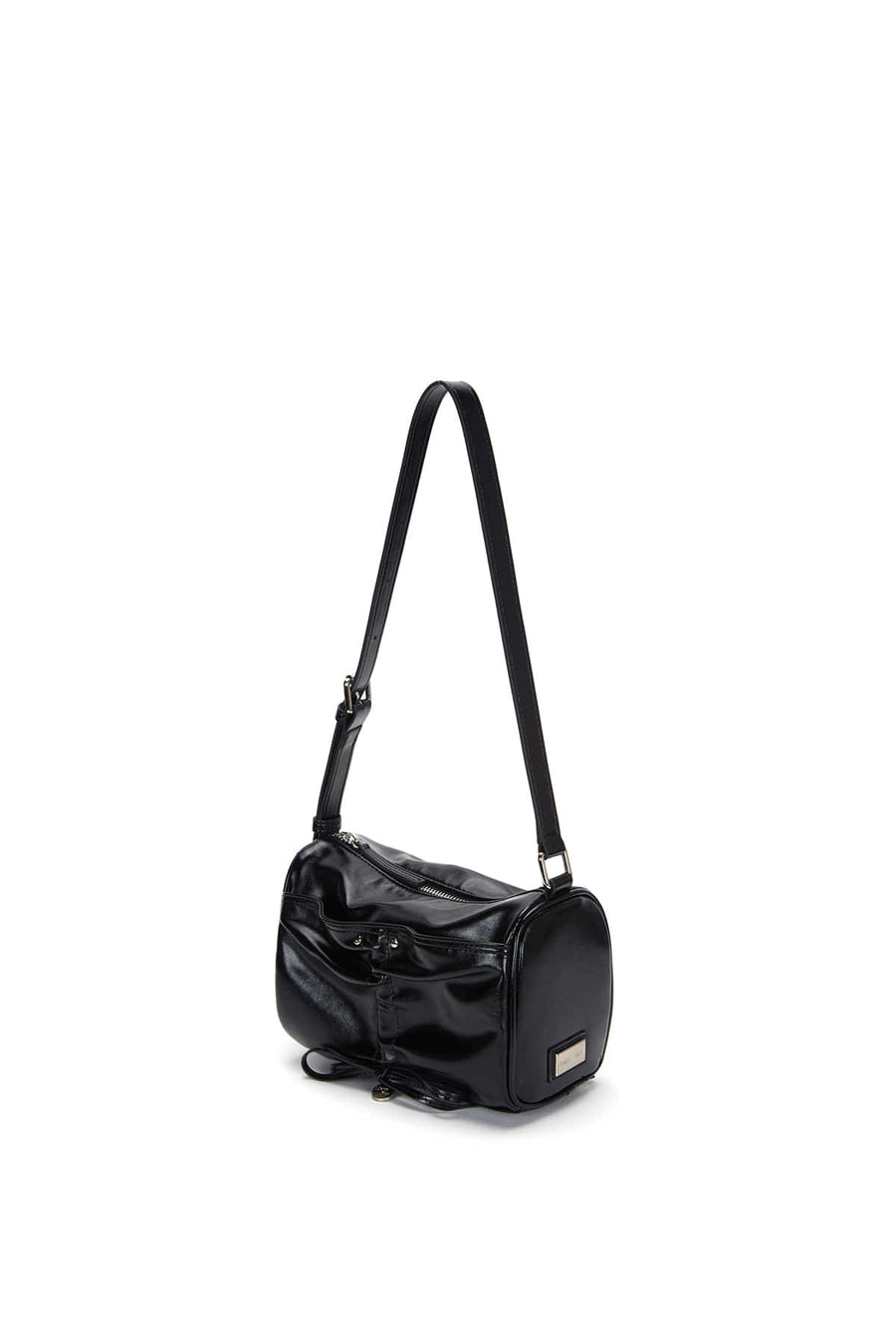 Matin Kim Front Shirring Ribbon Mini Bag - Black