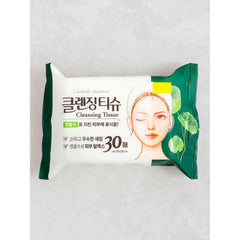 Daiso Korea Centella (Cica) Cleansing Tissue 30 sheets – front packaging