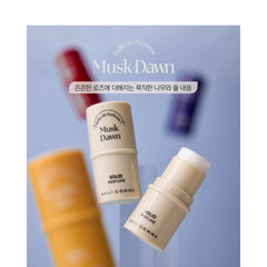 Daiso Korea Daily Comma Bello de Perfume Solid Perfume (Musk Dawn) 4.7g – front packaging