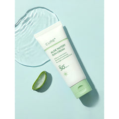 Daiso Korea Kim Jung Moon Aloe Cure Alpha Aloe Watery Suncream 40ml – front packaging