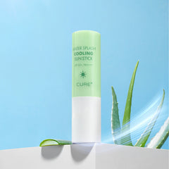 Daiso Korea Kim Jung Moon Aloe Cure Alpha Water Splash Cooling Sun Stick 11g – front packaging