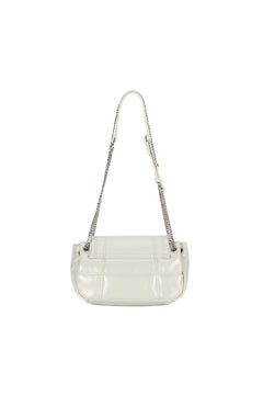 Matin Kim Glossy Quilting Small Chain Bag - Light Grey