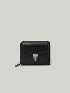 FOLNUA Porte Zipper Wallet - Black