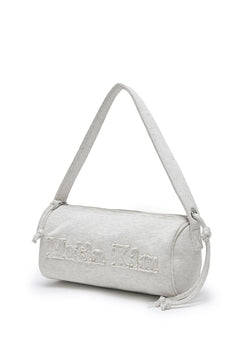 Matin Kim Applique Logo Jersey Duffle Bag - Light Beige