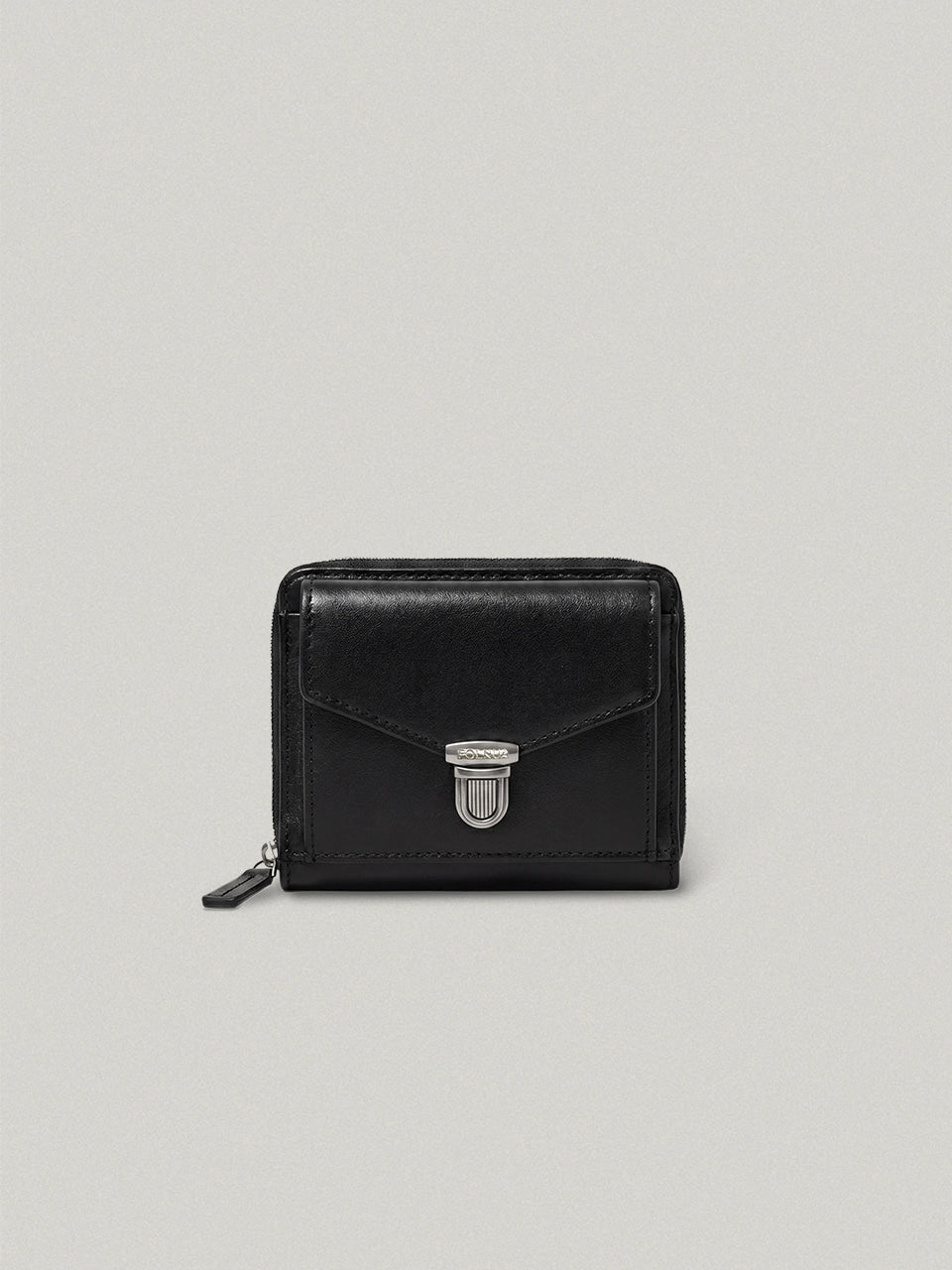 FOLNUA Porte Zipper Wallet - Black