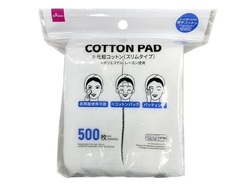 Daiso Korea Hyaluronic Acid 1/2 Facial Cotton Pad 100pcs — imej 3